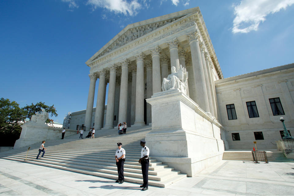 FILE PHOTO: U.S. Supreme Court is seen in Washington, U.S., October 3, 2016. REUTERS/Yuri Gripas/File Photo