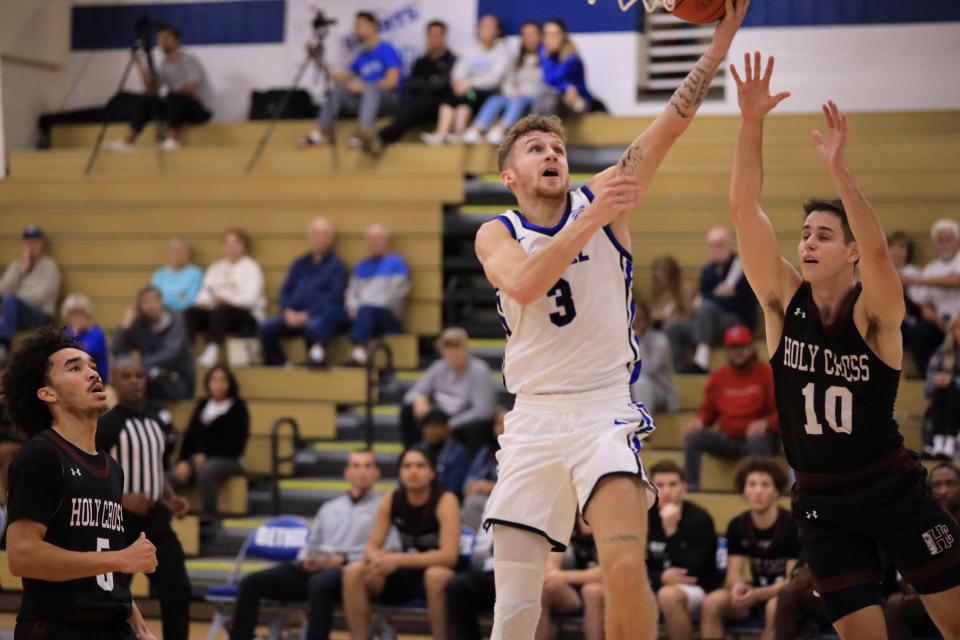Bethel's Drew Lutz puts up shot in this 2022 file photo