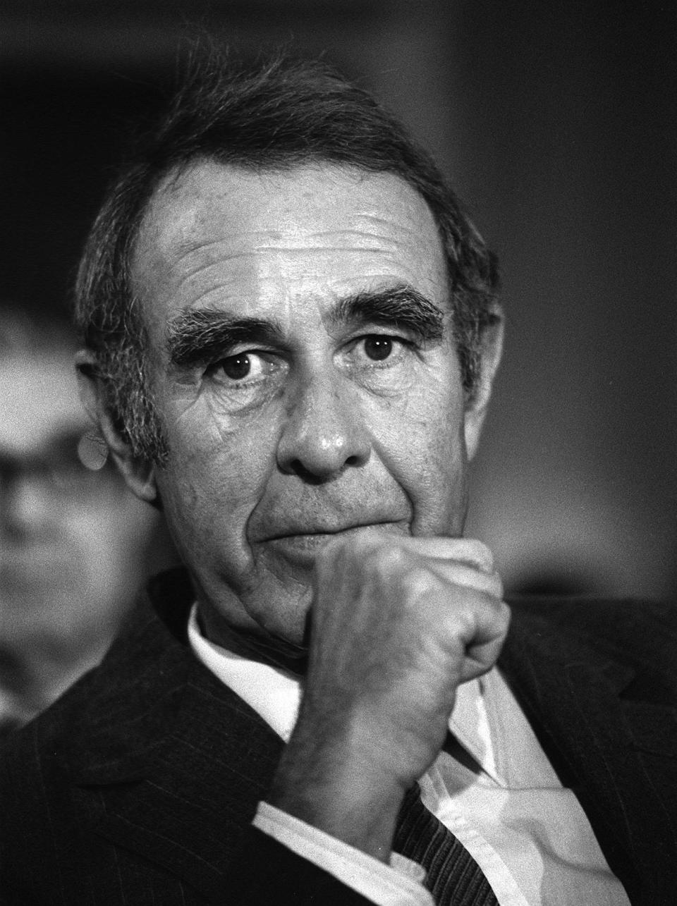 Sen. Harrison Williams, D-N.J., is shown in this July 28, 1981 photo in Washington. Former Sen. Williams, a popular champion of organized labor whose career was ended by the Abscam bribery scandal, died on Nov. 17, 2001, at St. Clare's Hospital in Denville, N.J. He was 81.
