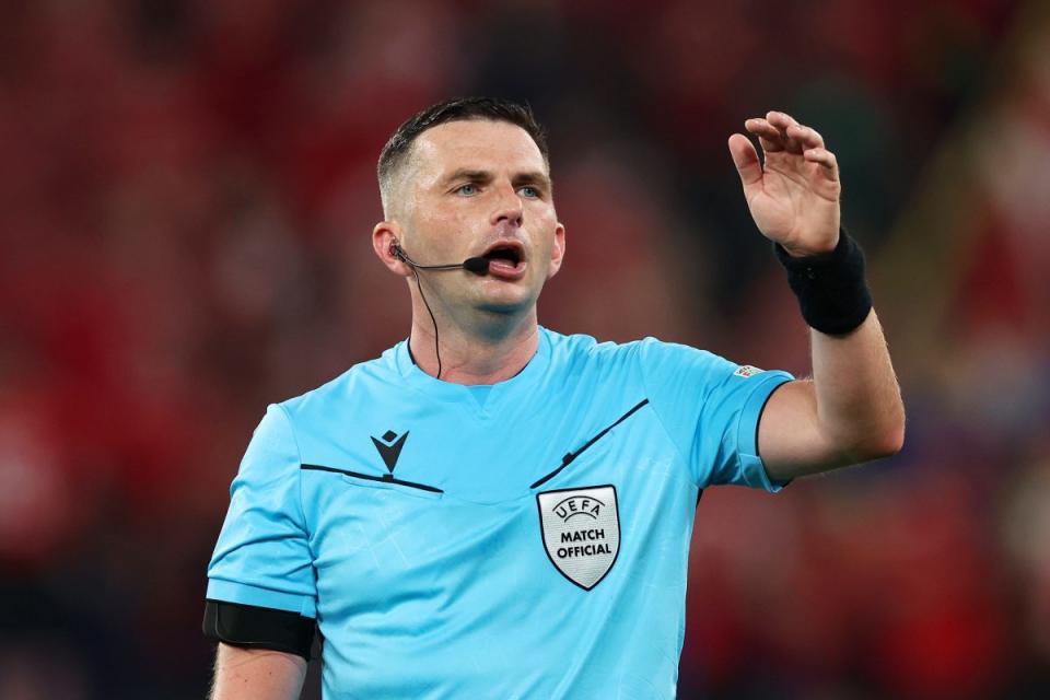 Michael Oliver to referee Portugal v France