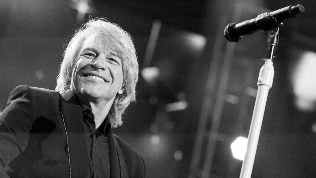  Bon Jovi performs onstage at the 2024 MusiCares Person of the Year during the 66th GRAMMY Awards on February 02, 2024. 