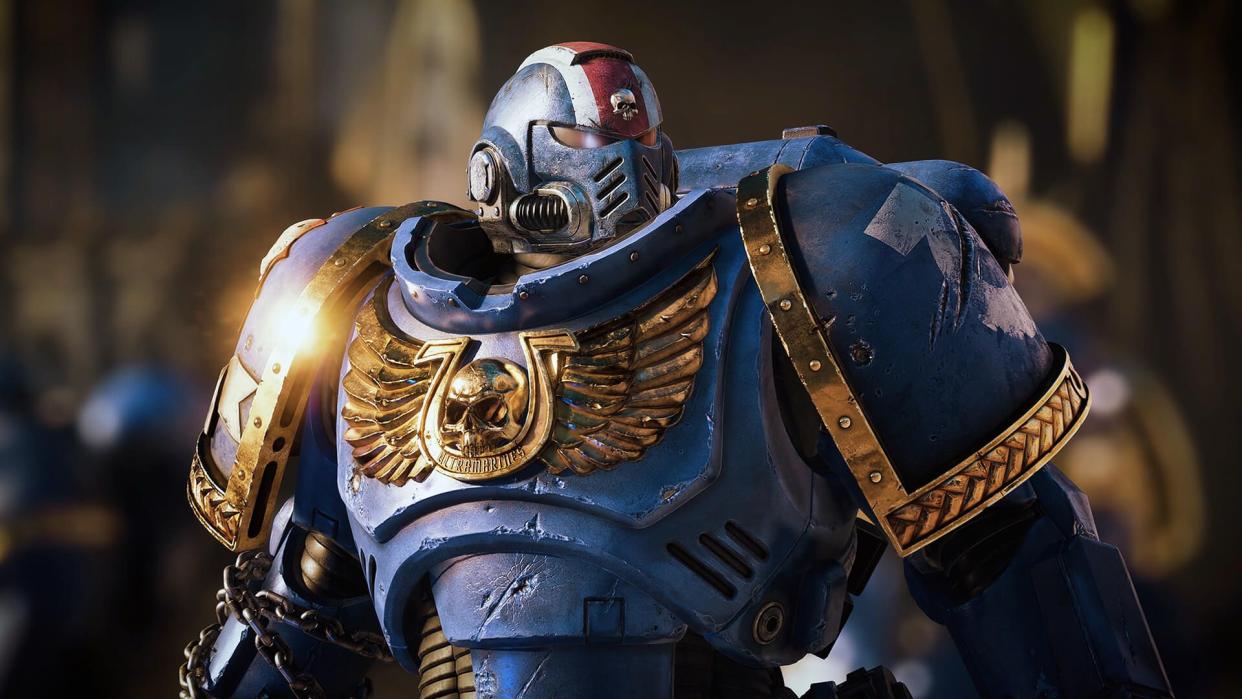  Promotional screenshot of Warhammer 40,000: Space Marine 2. 