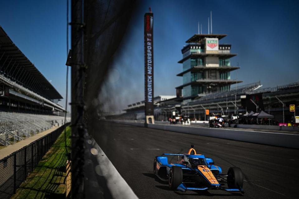 Through 72 laps and 180 miles of on-track running on the Indianapolis Motor Speedway oval, future Indy 500 rookie Kyle Larson completed his rookie orientation program Thursday.