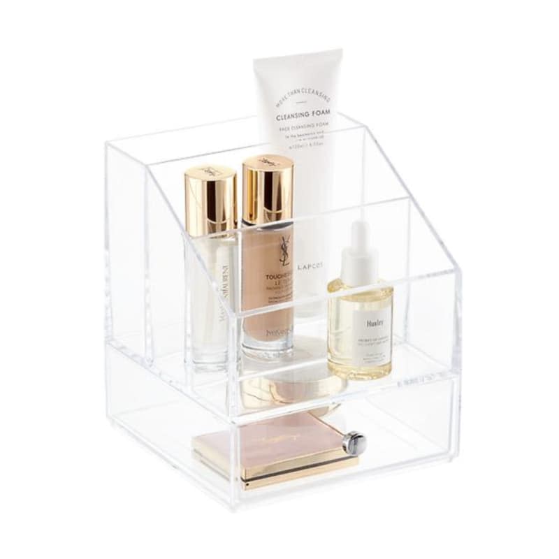 iDesign Clarity Cosmetics & Palette Organizer With Drawer