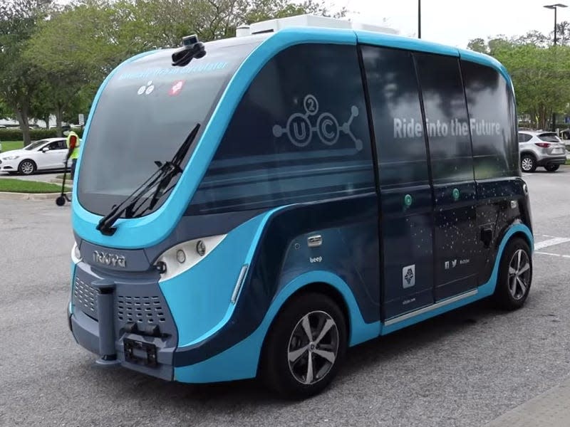 Mayo Clinic autonomous shuttle