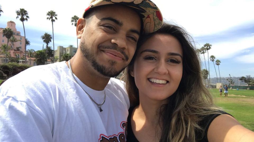 David Mijares and his girlfriend Valerie Casillas. (Photo courtesy of Sheer Sports Management)