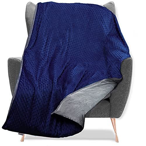 9) Weighted Blanket with Soft Cover