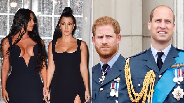 Kim and Kourtney Kardashian and princes William and Harry are high-profile examples of people with sibling rivalries.
