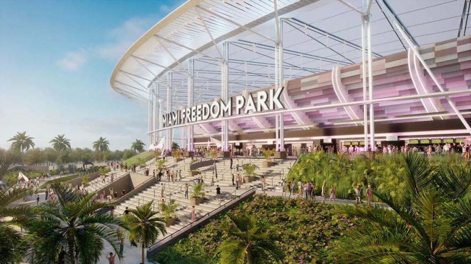 Miami Freedom Park, the proposed Inter Miami stadium, is expected to open in 2025