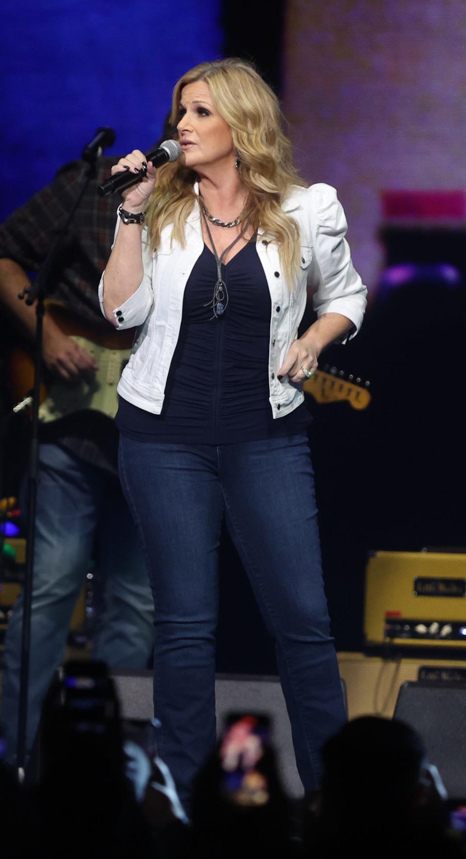 Trisha Yearwood performs during the All for the Hall concert benefitting the Country Music Hall of Fame held at Bridgestone Arena Tuesday, Dec. 5, 2023.