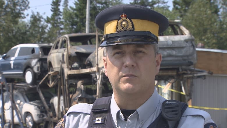 Baddeck transport truck fire 'could have been a lot worse,' RCMP say