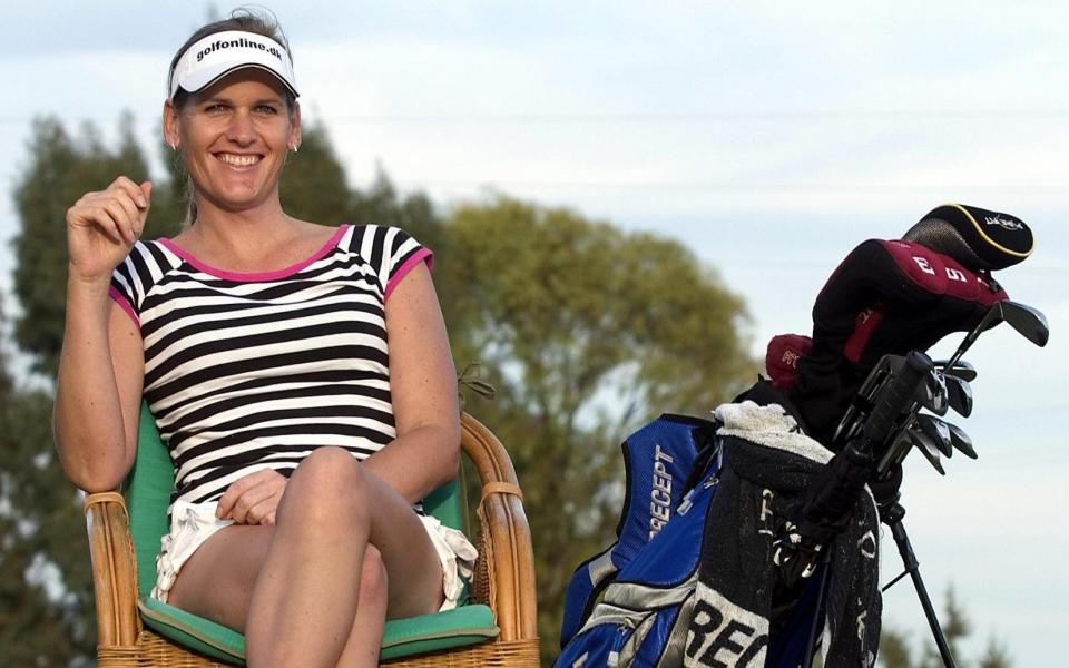 Transgender golfer Mianne Bagger who now believes there should be limits on transgender women competing in female sport