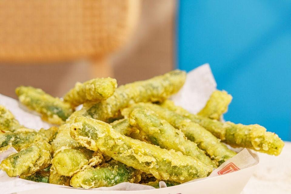 Don't miss out on the tempura green beans at The Habit Burger Grill