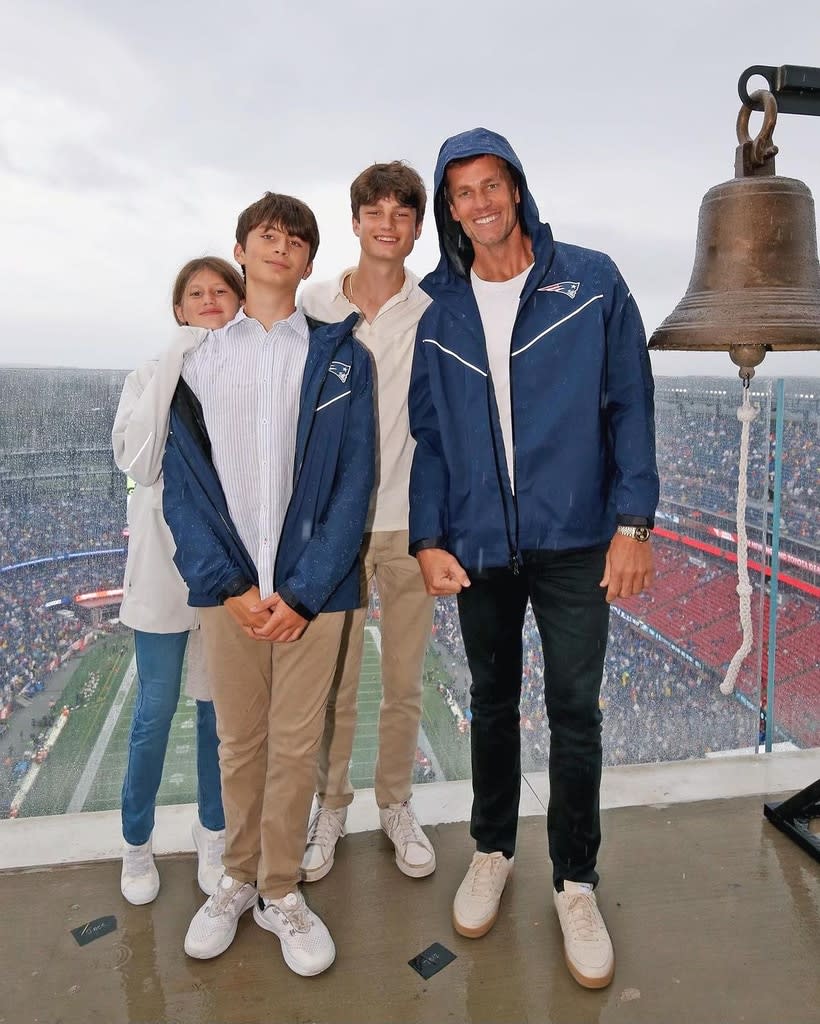 Tom Brady, Vivian Brady, Benjamin Brady, Jack Brady