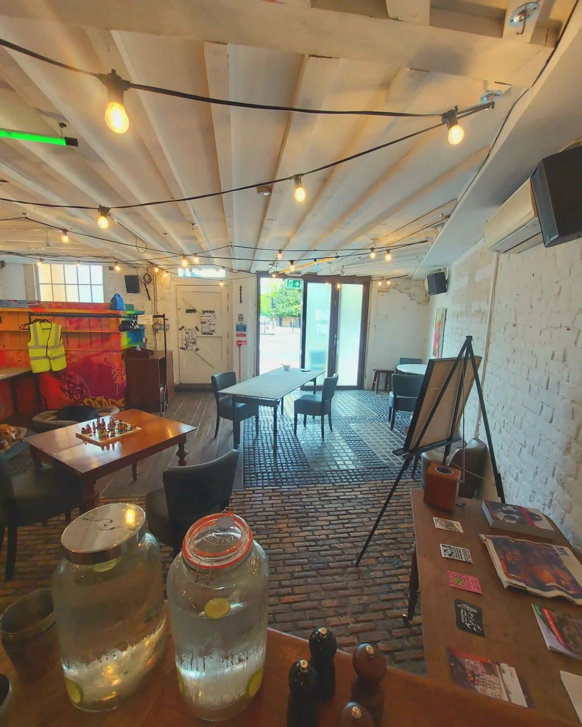 The inside of Camden Art Cafe, formerly Gordon Ramsay’s York & Albany pub (Camden Art Cafe/Instagram)