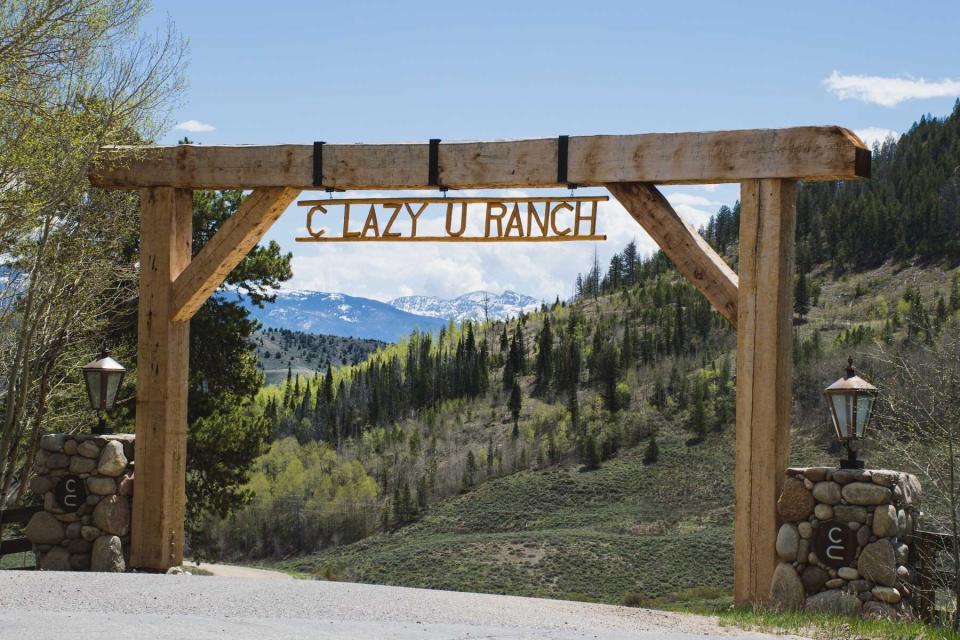 Sign at C Lazy U Ranch in Colorado