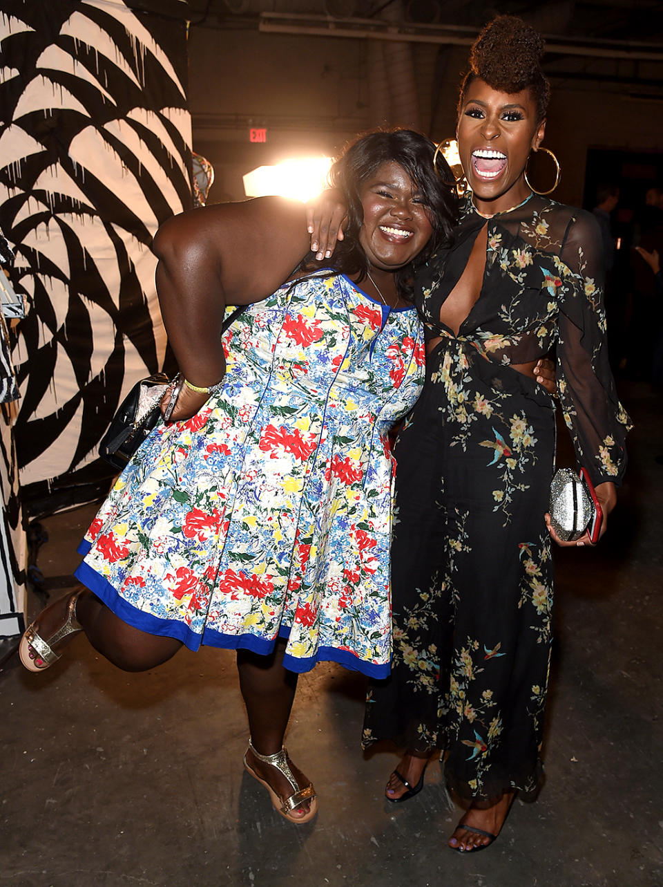 <p><i>Empire</i> actress Sidibe and Rae, the writer/producer/star of <i>Insecure</i>, made the Refinery29 Third Annual 29Rooms: Turn It Into Art event look like a blast. Lucy Liu, Jake Gyllenhaal, and other stars were there to get creative, too. (Photo: Jamie McCarthy/Getty Images for Refinery29) </p>