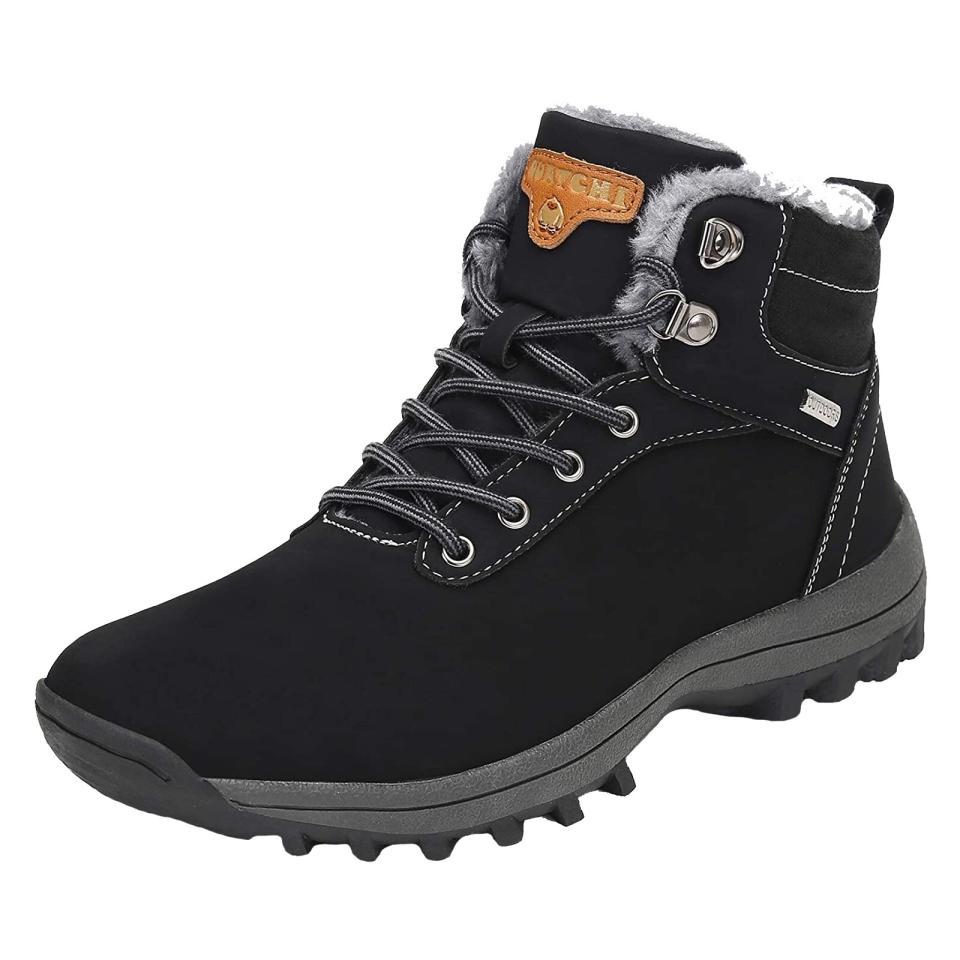 Mishansha Mens Womens Winter Ankle Snow Hiking Boots