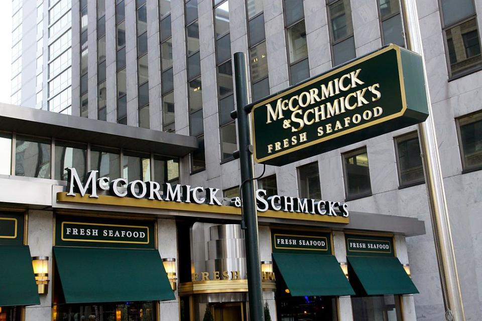 <p>With their Surf 'n Turf menu, even the pickiest of eaters will find something they like at McCormick & Schmick. At <a href="https://www.mccormickandschmicks.com/locations/" rel="nofollow noopener" target="_blank" data-ylk="slk:certain locations;elm:context_link;itc:0;sec:content-canvas" class="link ">certain locations</a>, they'll be open for dinner this Christmas.</p>