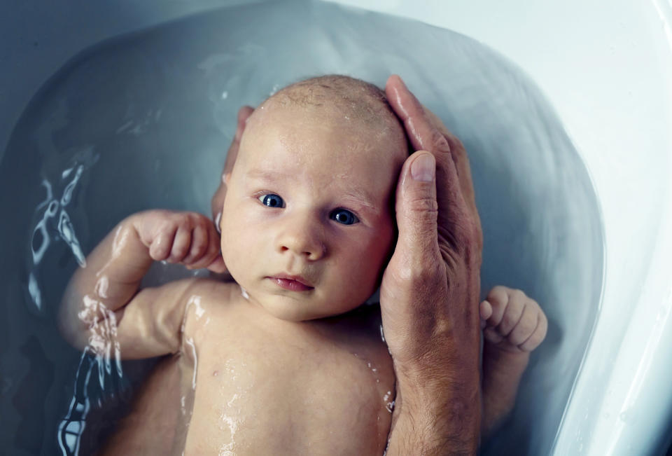 Baby in the bath