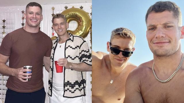 Carl Nassib Confirms Olympic Swimmer Søren Dahl Is His Boyfriend