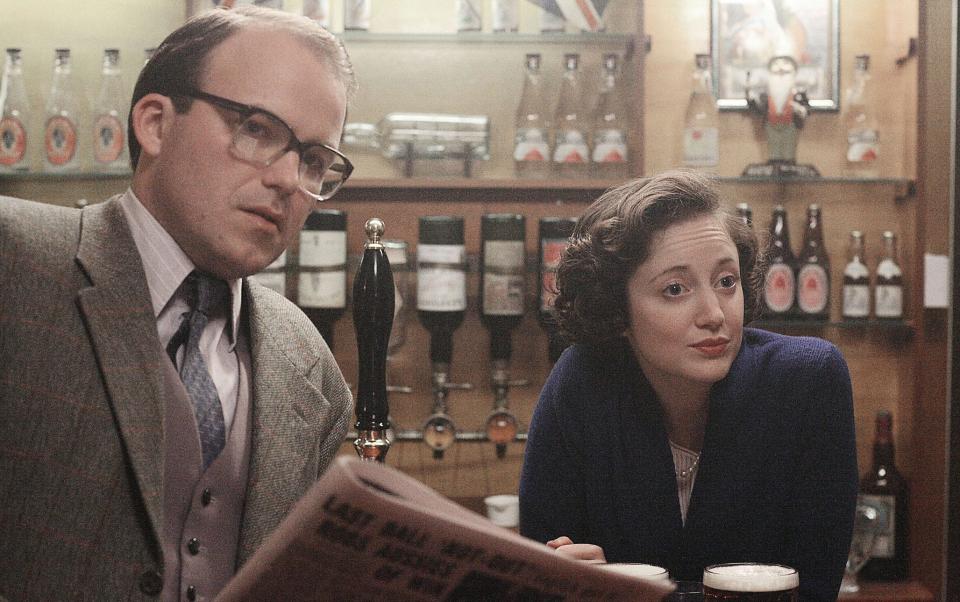 Rory Kinnear and Andrea Riseborough in The Long Walk to Finchley