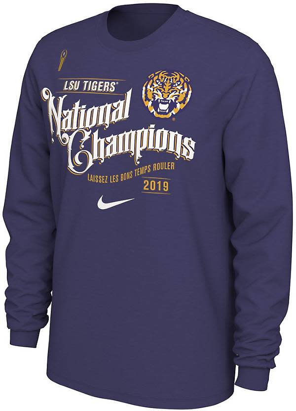 LSU Tigers 2019 National Champions Long Sleeve T-shirt