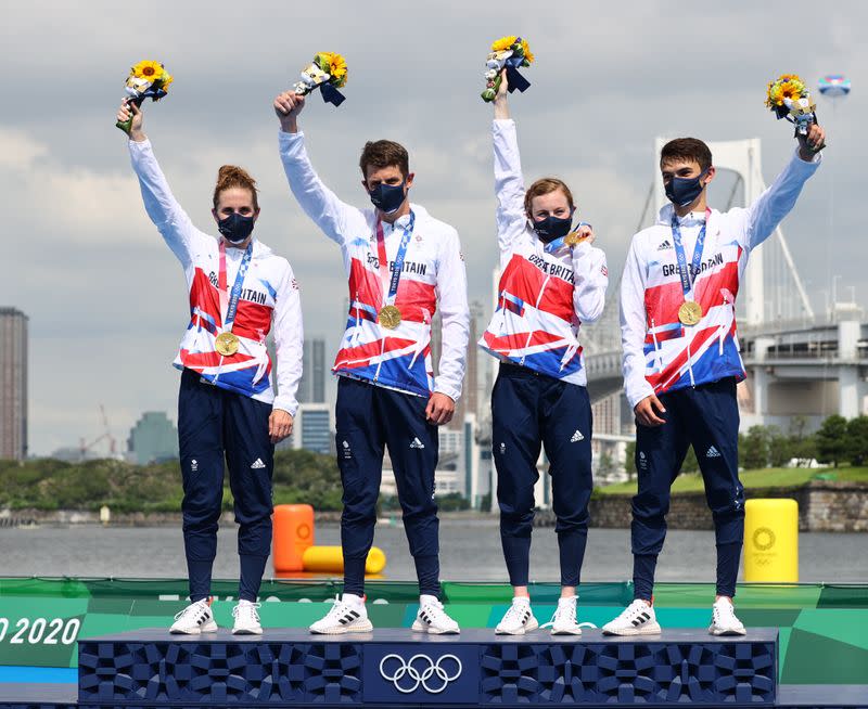 Triathlon - Mixed Team Relay - Medal Ceremony