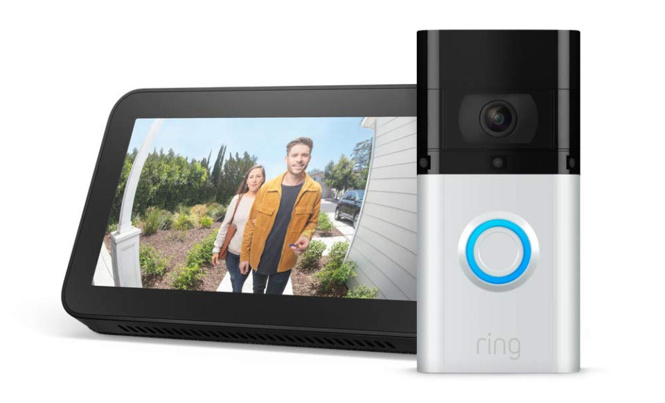 The whole package: Ring Video Doorbell 3 Plus with Echo Show 5. (Photo: Amazon)