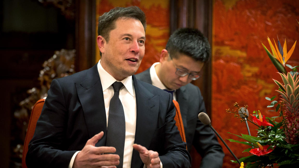  Elon Musk in Beijing. 