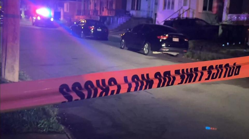 PHOTO: This screengrab from a video shows the scene where two children were shot in Buffalo, NY, June 22, 2024. (ABC News/WKBW)