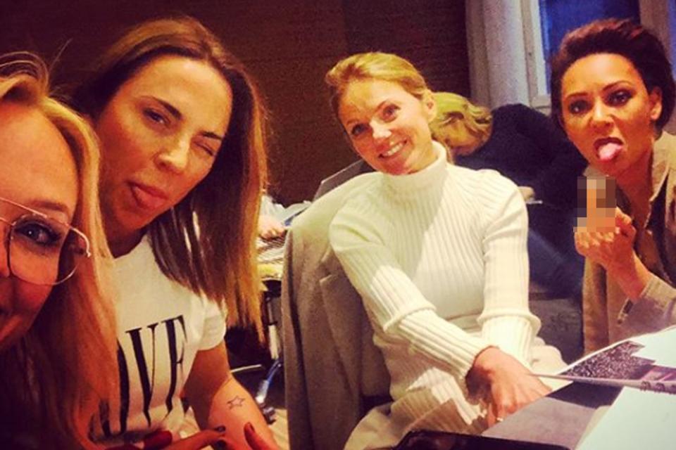 Geri Horner issues warning to Spice Girls critics as she denies Mel B rift rumours: 'We're having a blast'