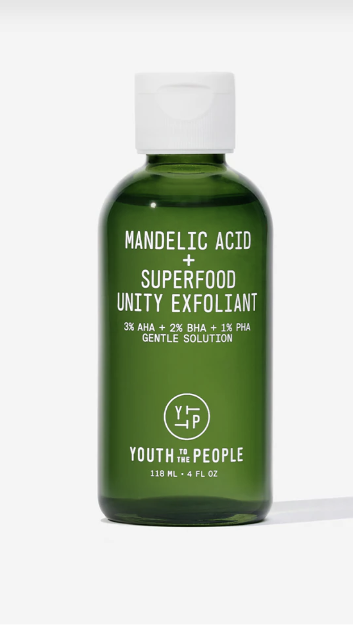 4) Mandelic Acid + Superfood Unity Exfoliant