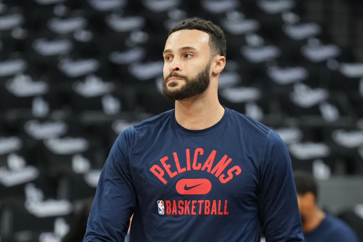 Larry Nance Jr. got a nice contract extension from the Pelicans. (Darren Yamashita-USA TODAY Sports)