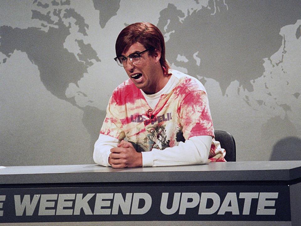 Adam Sandler on SNL in 1994 (NBC)