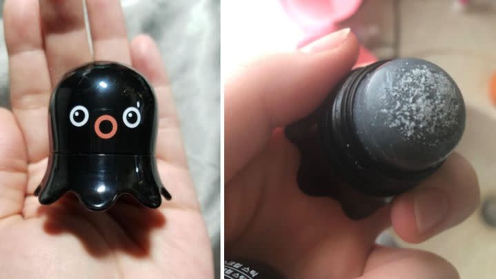 An adorable octopus-shaped blackhead remover