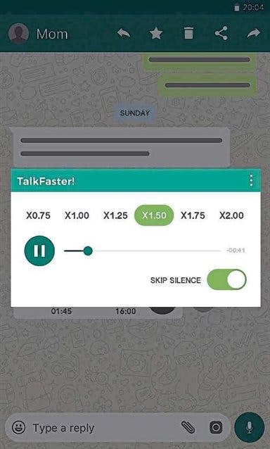 La app Talkfaster!
