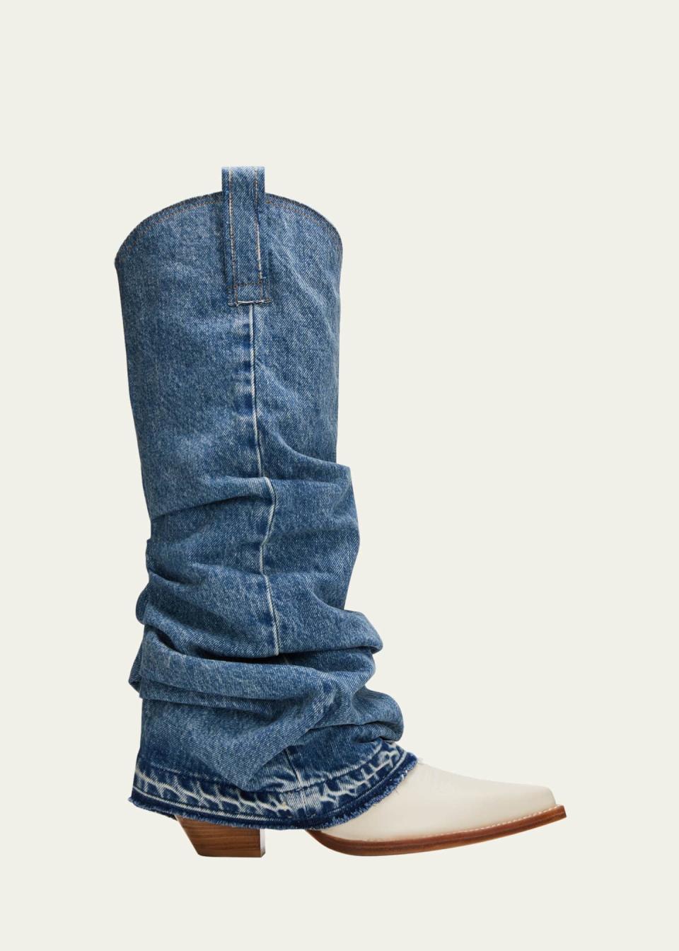 <p><a href="https://go.redirectingat.com?id=74968X1596630&url=https%3A%2F%2Fwww.bergdorfgoodman.com%2Fp%2Fr13-denim-sleeve-cowboy-boots-prod174490093&sref=https%3A%2F%2Fwww.harpersbazaar.com%2Ffashion%2Ftrends%2Fg44820482%2Fbest-slouchy-boots%2F" rel="nofollow noopener" target="_blank" data-ylk="slk:Shop Now;elm:context_link;itc:0;sec:content-canvas" class="link ">Shop Now</a></p><p>Denim Sleeve Cowboy Boots</p><p>bergdorfgoodman.com</p><p>$1395.00</p>