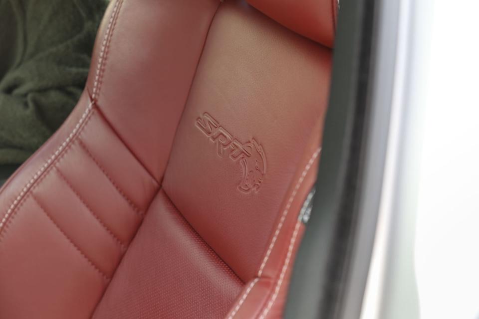 Vehicle, Car, Material property, Leather, Peach, Car seat, Car seat cover, 