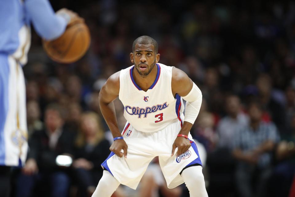 Chris Paul。 (AP Photo/Danny Moloshok)