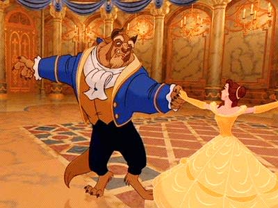 Beast and Belle's First Dance