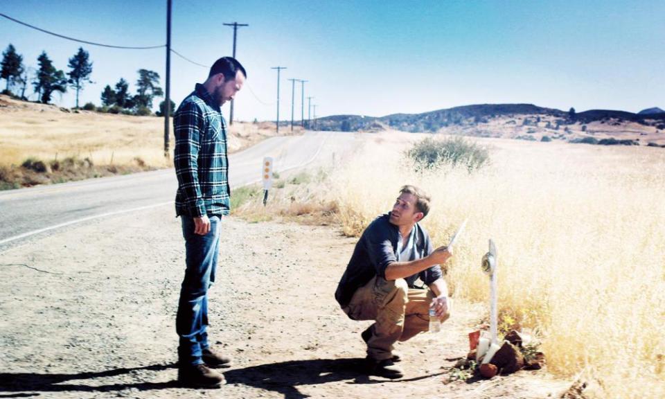 Justin Benson and Aaron Moorhead in The Endless.