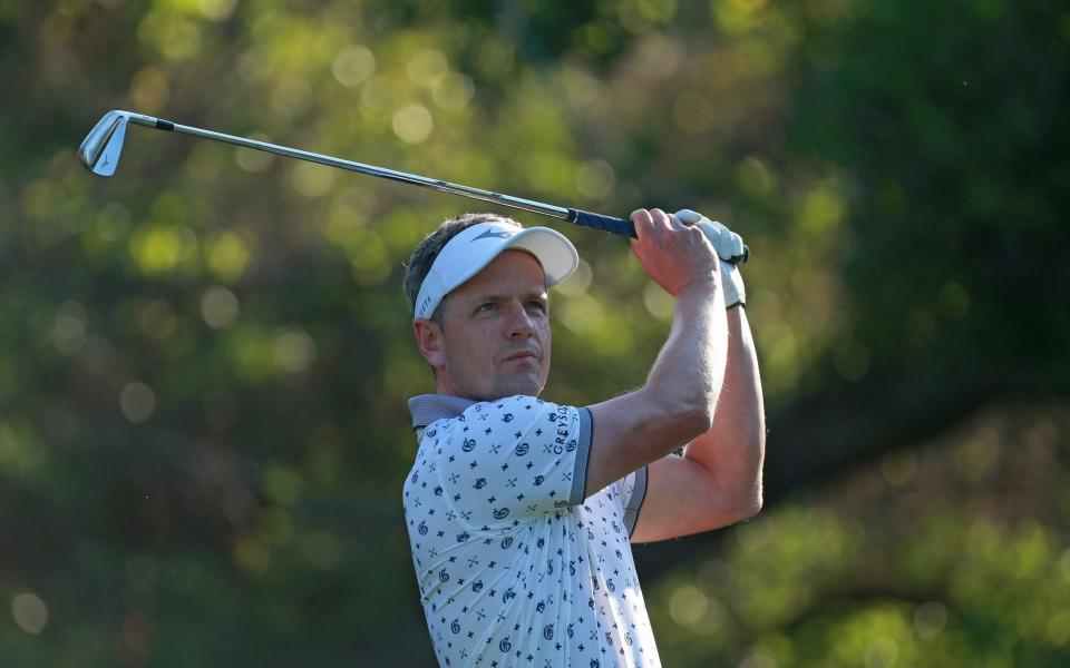 Luke Donald, who has been suffering for two years with back problems, shootsa first-round 67 in the Vaspar Championship - Getty Images North America