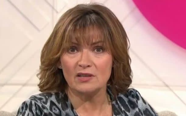 Lorraine Kelly was baffled by a singers decision to get Harry Styles tattooed on her face