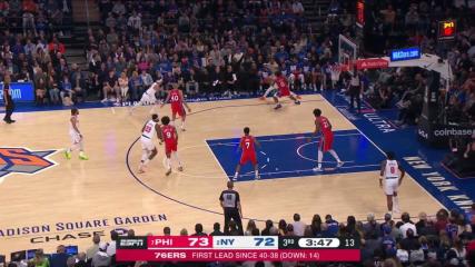 Top Plays from New York Knicks vs. Philadelphia 76ers
