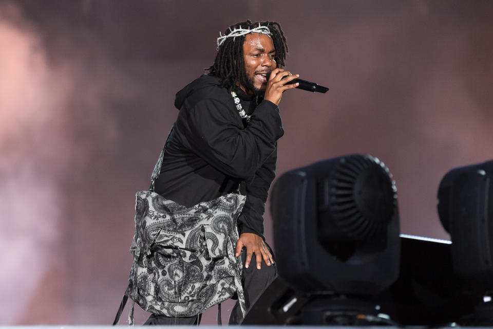 Kendrick Lamar Performing Onstage