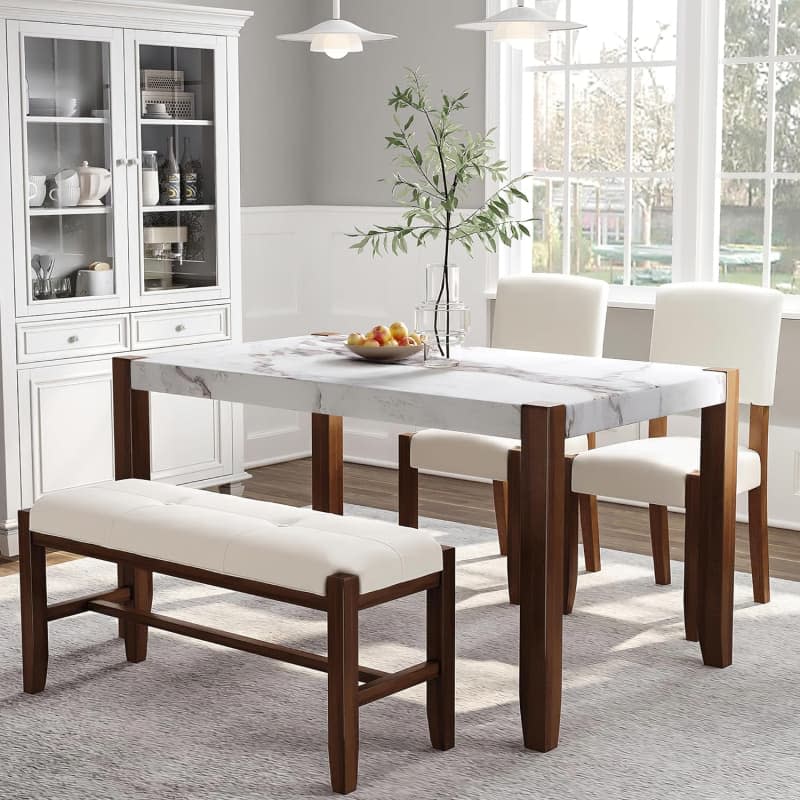 LUMISOL 4 Piece Dining Table Set