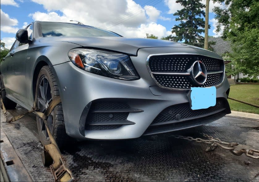 A Mercedes sedan was seized as part of Project Decrypt, RCMP say.