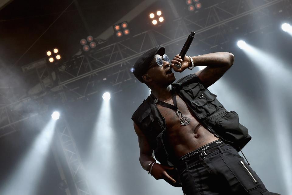 <p>Back on top: Skepta was set to headline the festival in 2020</p> (Getty Images)
