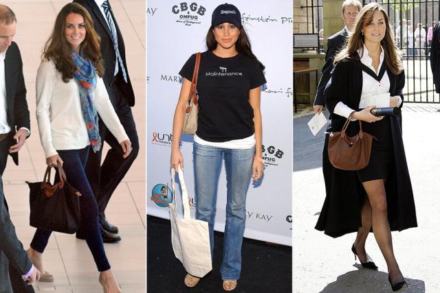 Binkily.com on Twitter: Kate Middleton's Love of Longchamp Tote Bags Is So  Relatable -   / Twitter